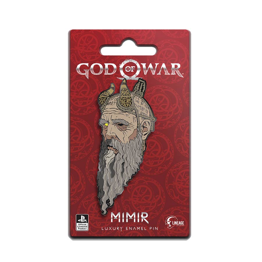 God Of War Icon Pin - Mimir