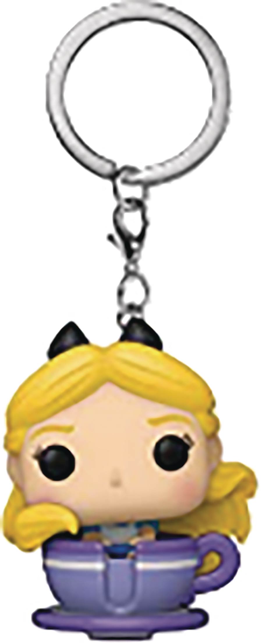 Pocket POP Disneyland 65th Anniversary Alice In A Teacup Figural Keychain