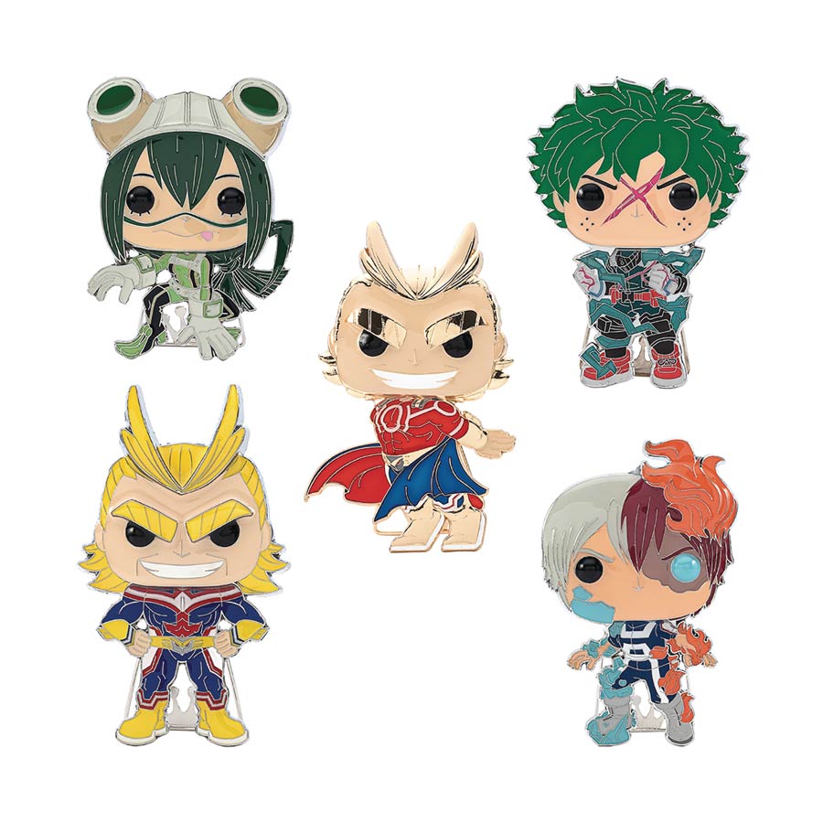 POP Anime My Hero Academia Large Enamel Pin 12-Piece Assortment Case