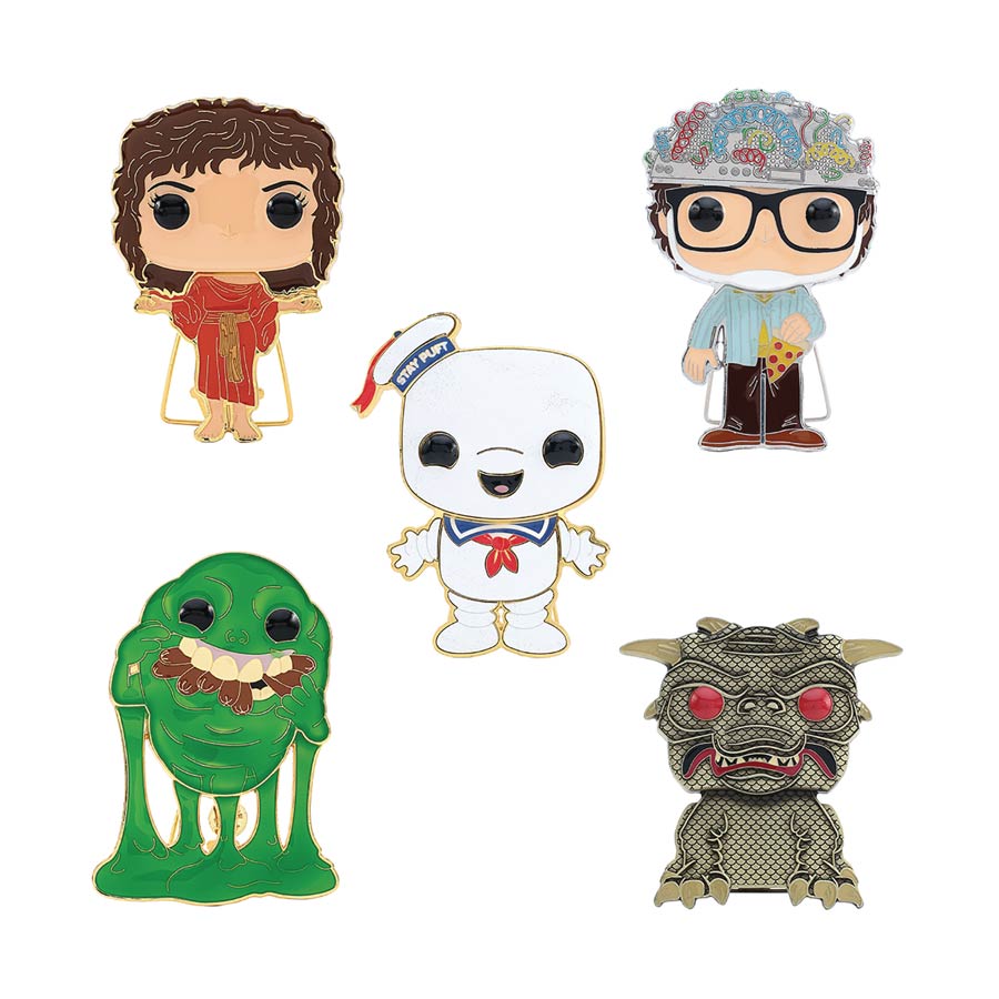 POP Ghostbusters Large Enamel Pin 12-Piece Assortment Case