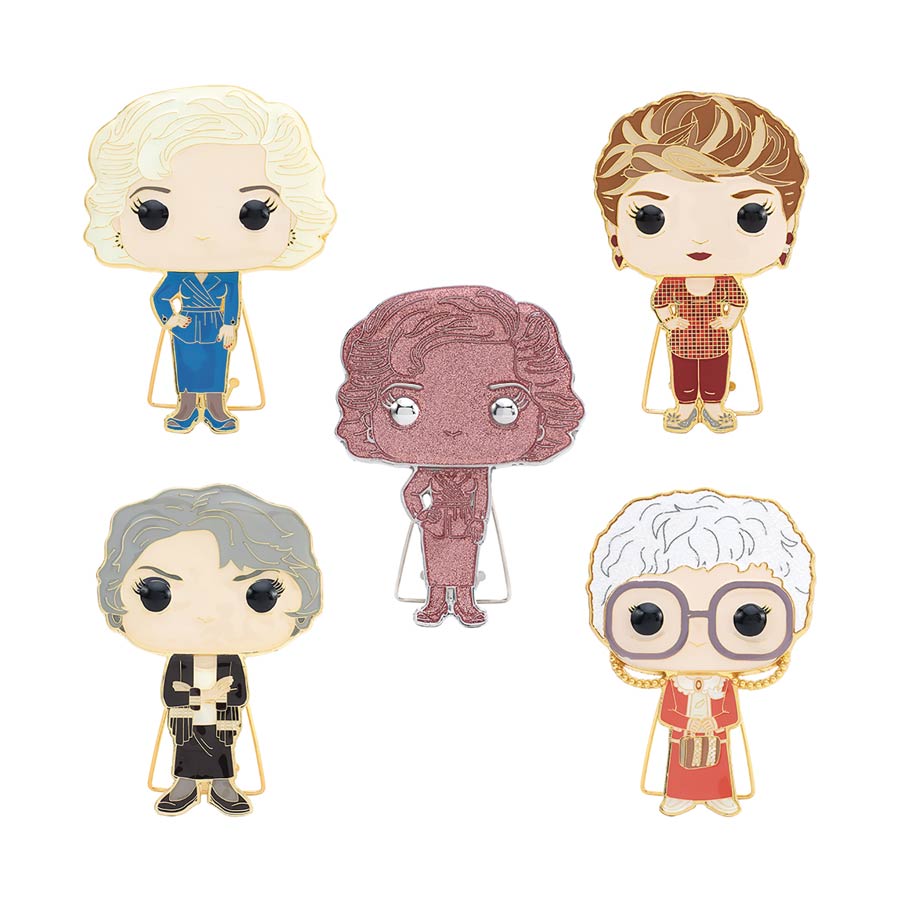 POP Golden Girls Large Enamel Pin 12-Piece Assortment Case