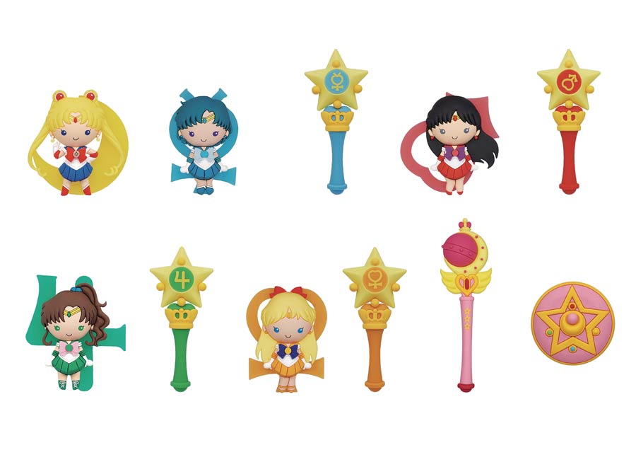 Sailor Moon 3D Foam Bag Clip Series 4 Blind Mystery Box 24-Piece Display