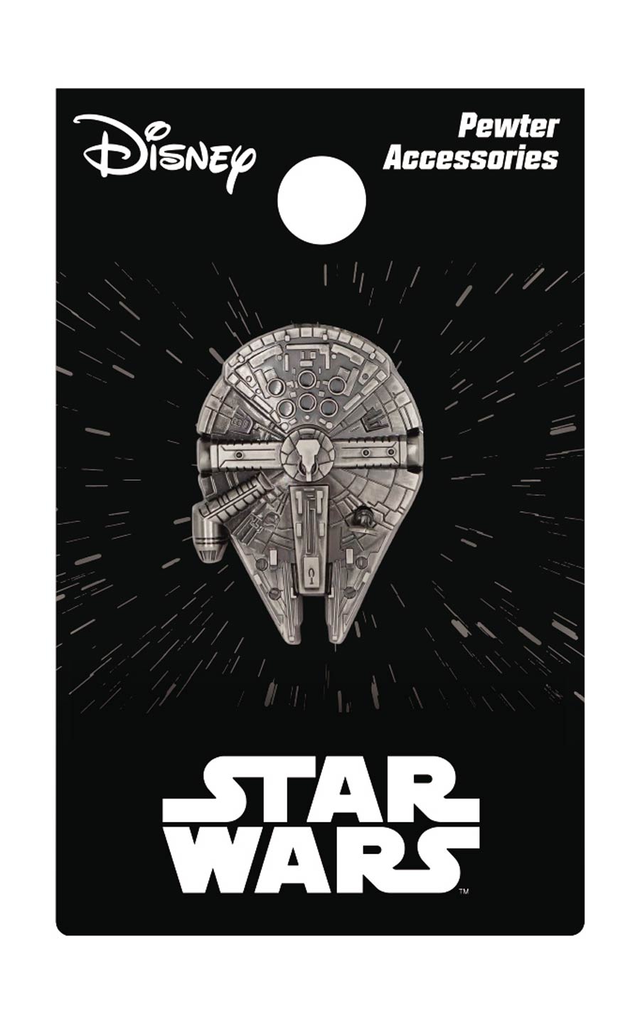 Star Wars Pewter Lapel Pin - Millennium Falcon