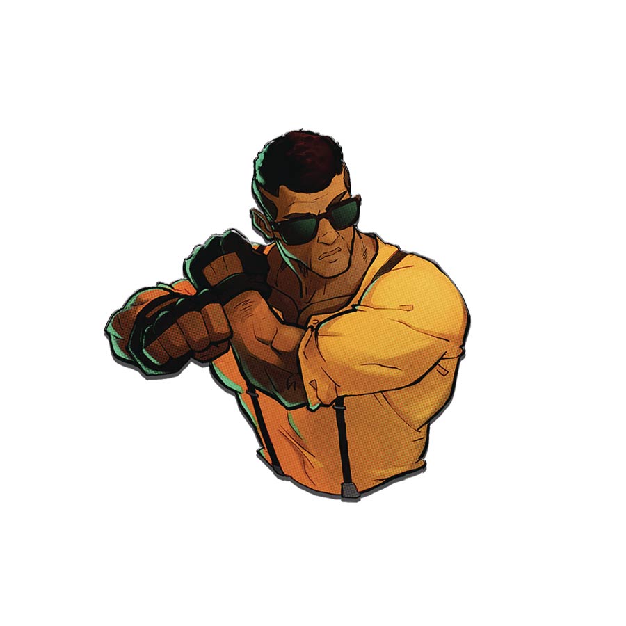 Streets Of Rage 4 Luxury Enamel Icon Pin - Adam Hunter