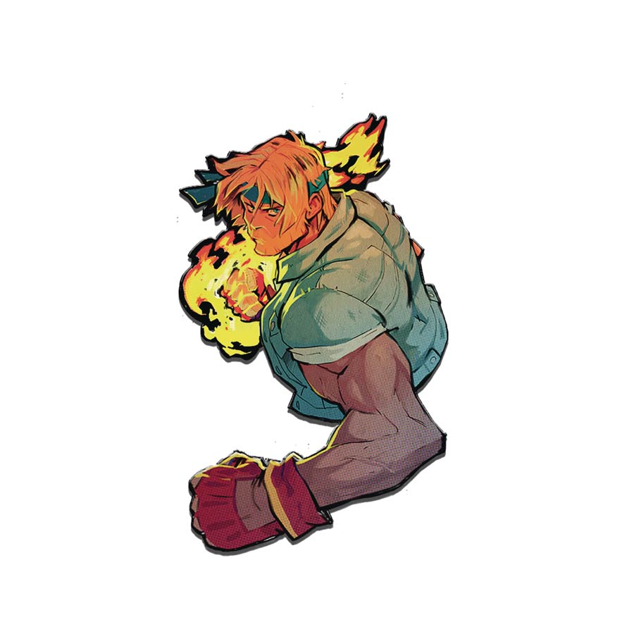 Streets Of Rage 4 Luxury Enamel Icon Pin - Axel Stone