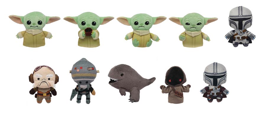 Star Wars The Mandalorian Plush Bag Clip Blind Mystery Box 24-Piece Display