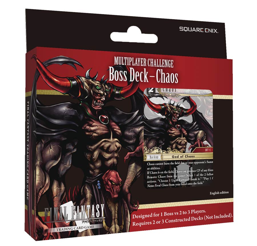 Final Fantasy Chaos Boss Deck 6-Piece Display