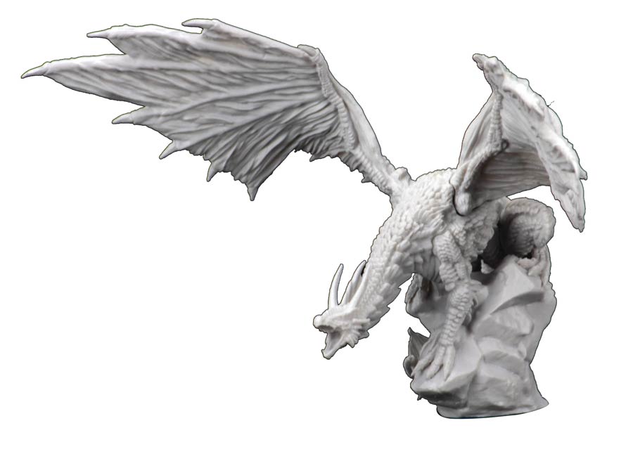 Pathfinder Battles Deep Cuts Miniature - Silver Dragon