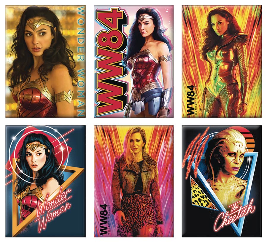 Wonder Woman 1984 Magnet 48-Piece Assortment Case
