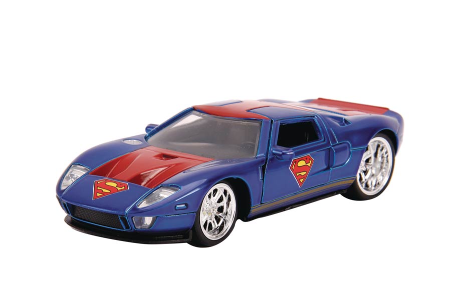 DC Heroes Hollywood Rides 1/32 Scale Die-Cast Vehicle - Superman 2005 Ford GT