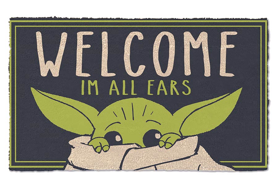 Star Wars The Mandalorian Im All Ears Doormat