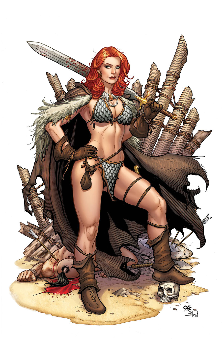 Red Sonja Vol 8 #1 Cover D Variant Frank Cho Cover 