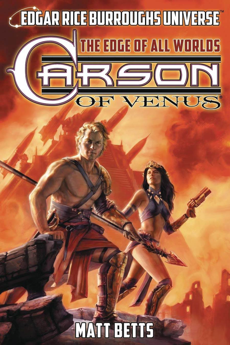 Edgar Rice Burroughs Universe Novel Vol 1 Carson Of Venus Edge Of All Worlds HC