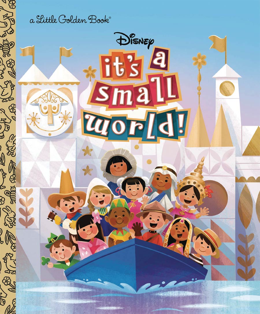 Disney Its A Small World Little Golden Book HC