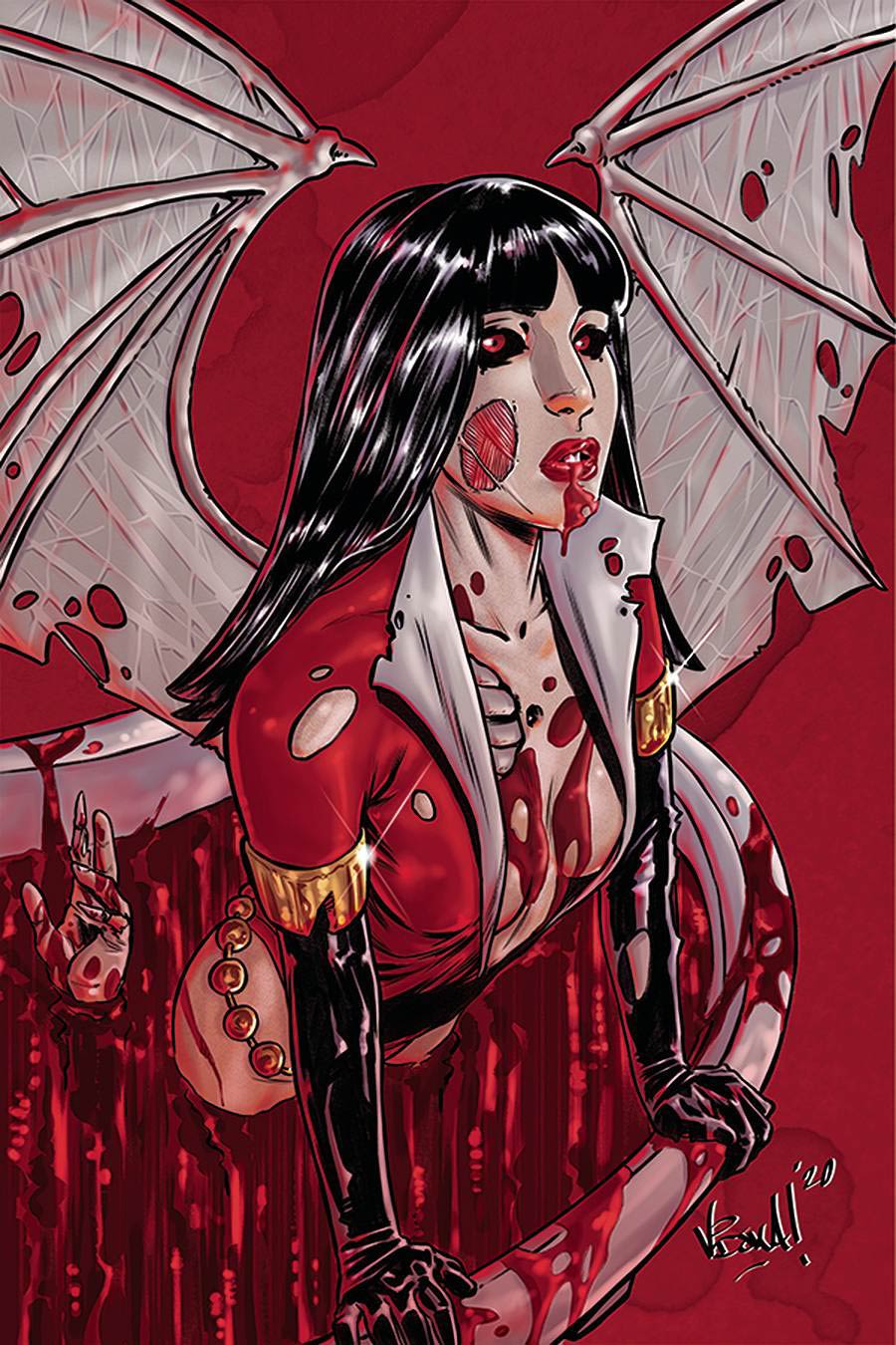 Vampirella The Dark Powers #2 Cover N Incentive Vincenzo Federici Zombie Virgin Variant Cover