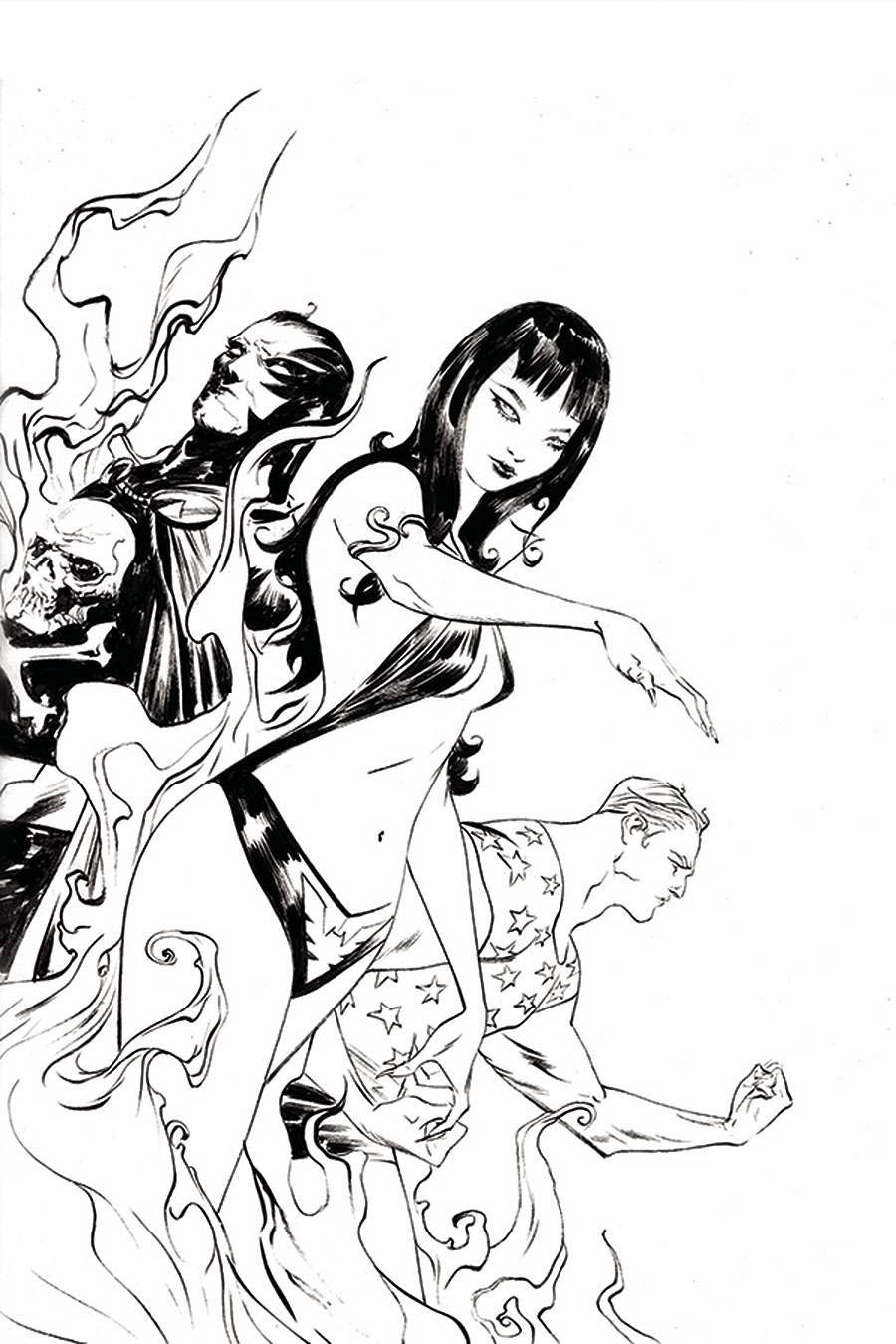 Vampirella The Dark Powers #2 Cover U Incentive Jae Lee Black & White Virgin Cover