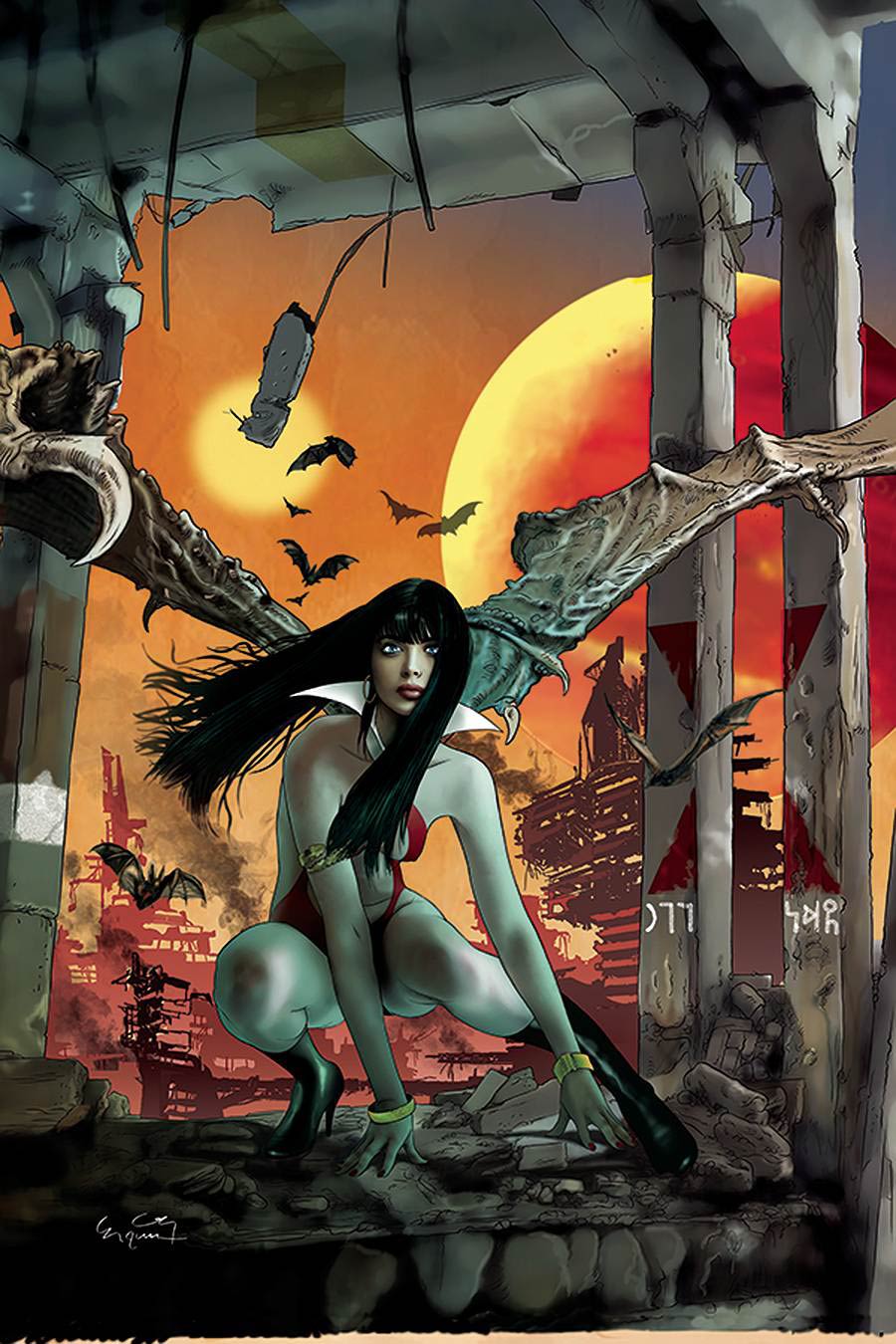 Vampirella Vol 8 #18 Cover P Incentive Ergun Gunduz Virgin Cover