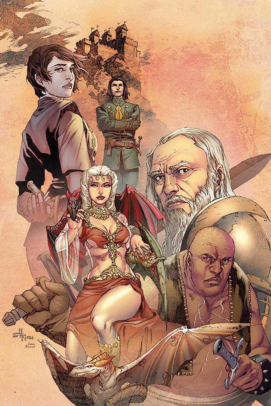 Game Of Thrones Clash Of Kings Vol 2 #11 Cover C Incentive Mel Rubi Virgin Cover