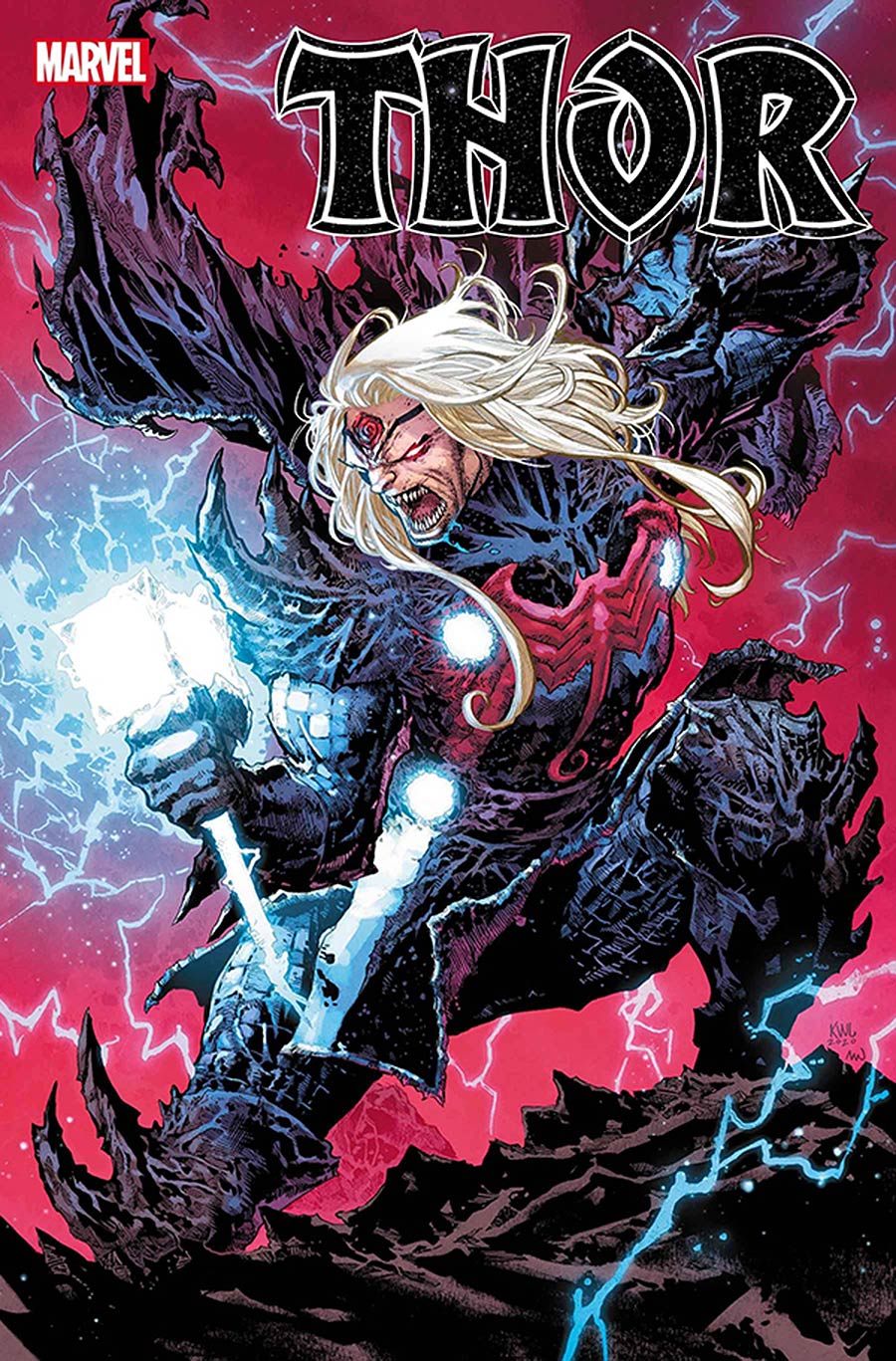 Thor Vol 6 #10 Cover F DF Ken Lashley Knullified Variant Cover Signed By Donny Cates