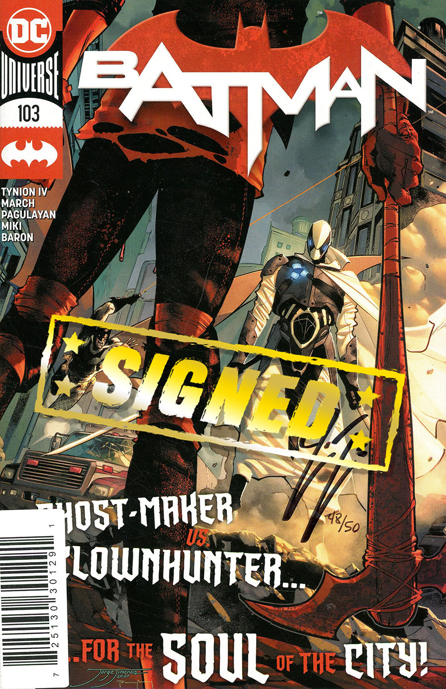 Batman Vol 3 #103 Cover D DF Signed By James Tynion IV
