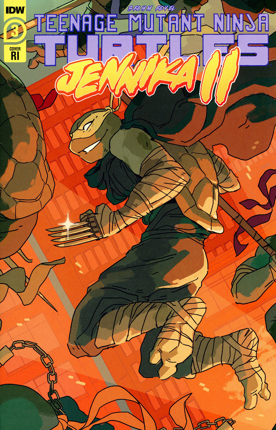 Teenage Mutant Ninja Turtles Jennika II #3 Cover B Incentive Hannah Templer Variant Cover
