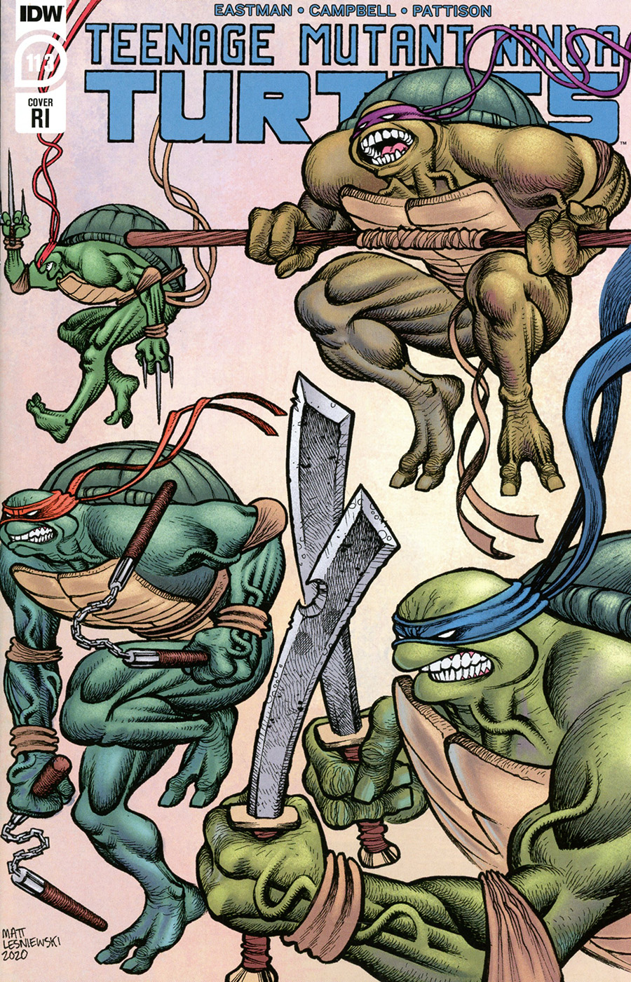 Teenage Mutant Ninja Turtles Vol 5 #113 Cover C Incentive Matt Lesniewski Variant Cover