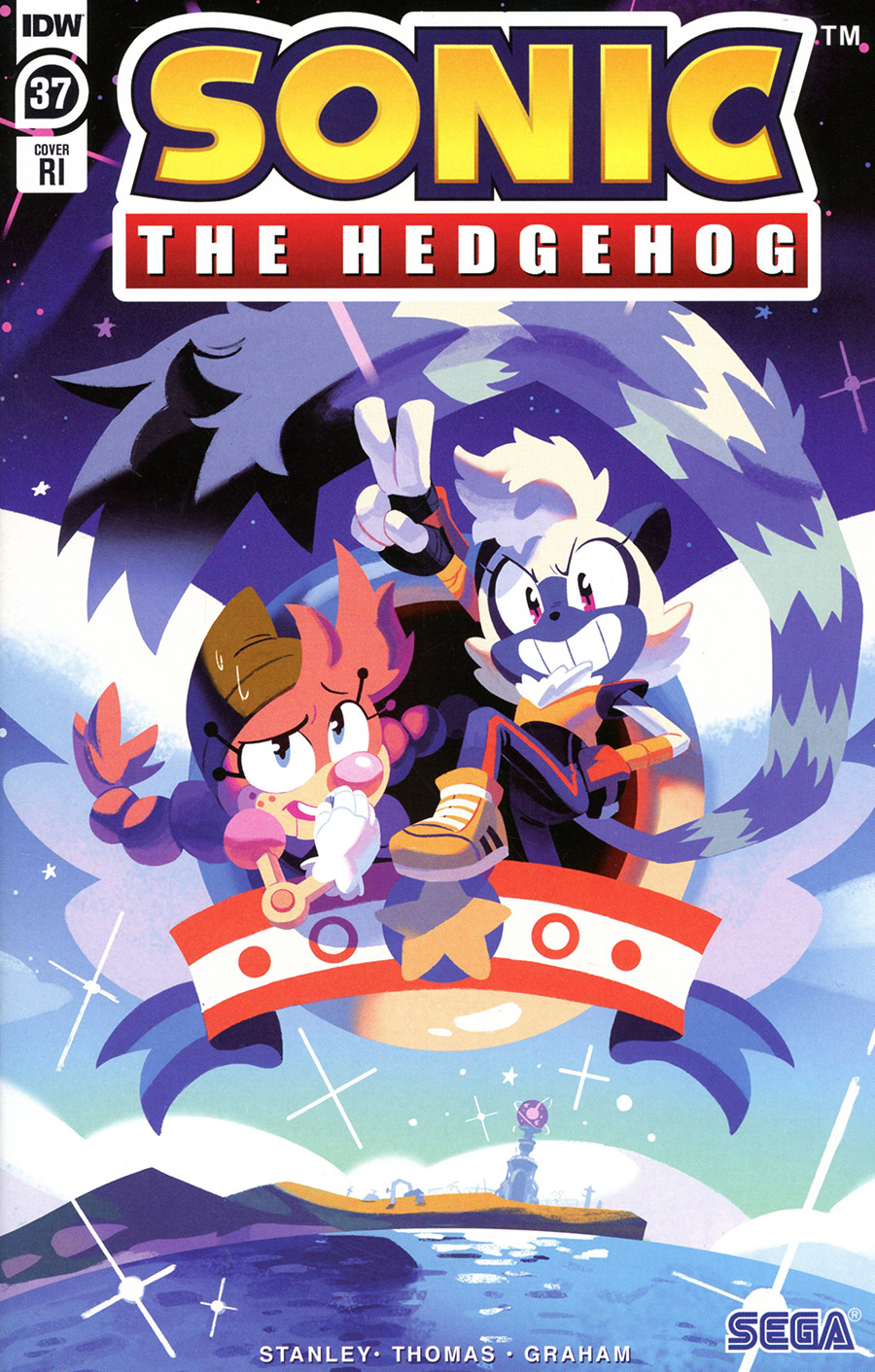 Sonic The Hedgehog Vol 3 #37 Cover C Incentive Nathalie Fourdraine Variant Cover