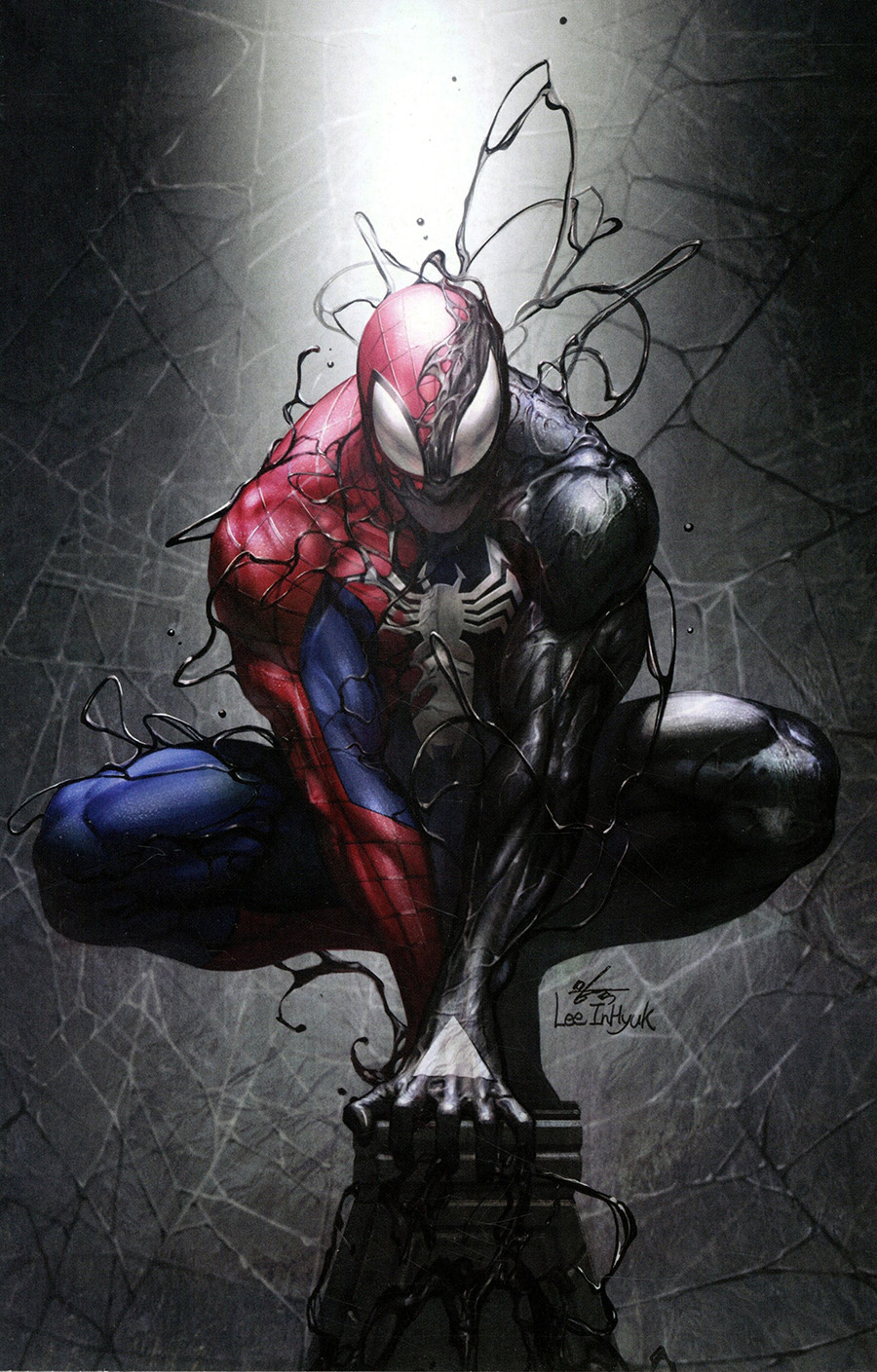 Symbiote Spider-Man Marvel Tales #1 Cover B Incentive Inhyuk Lee Virgin Cover (King In Black Tie-In)