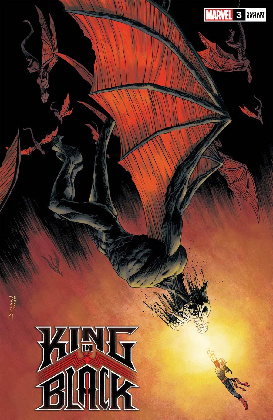 King In Black #3 Cover F Incentive Declan Shalvey Dragon Variant Cover