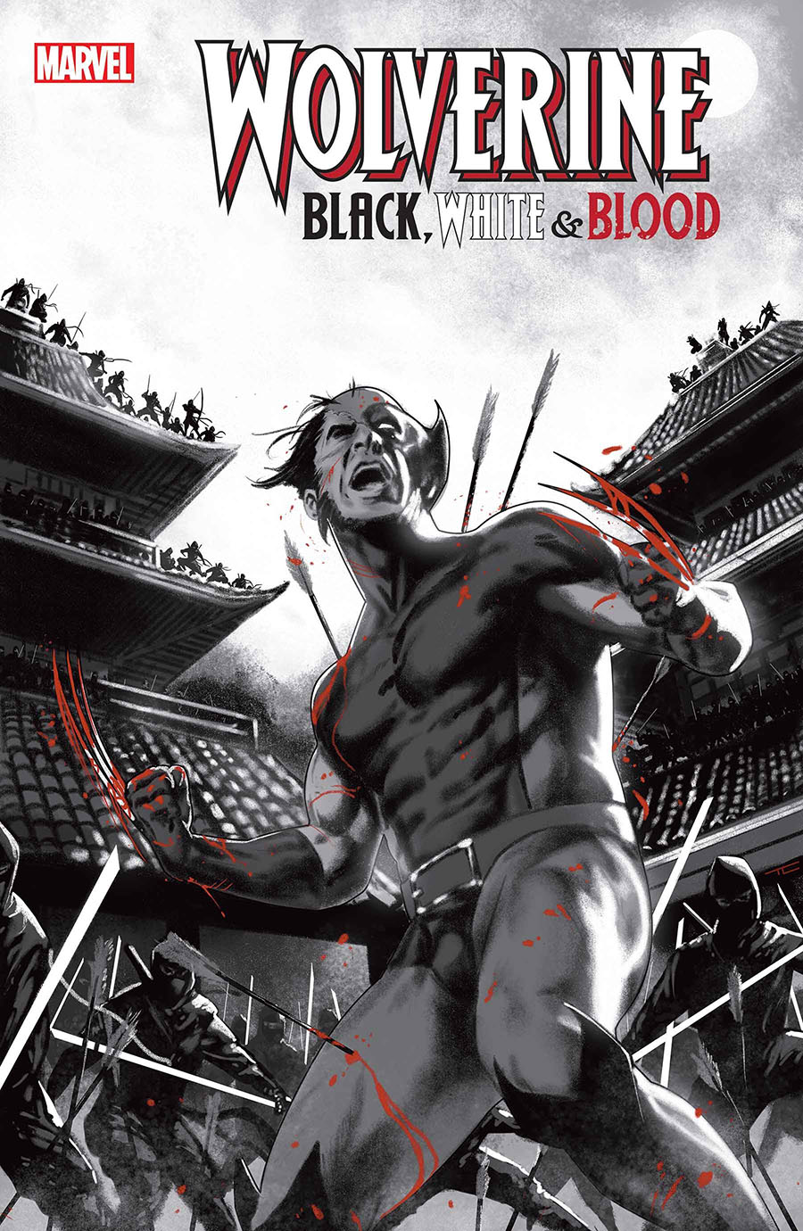 Wolverine Black White & Blood #3 Cover B Incentive Taurin Clarke Variant Cover
