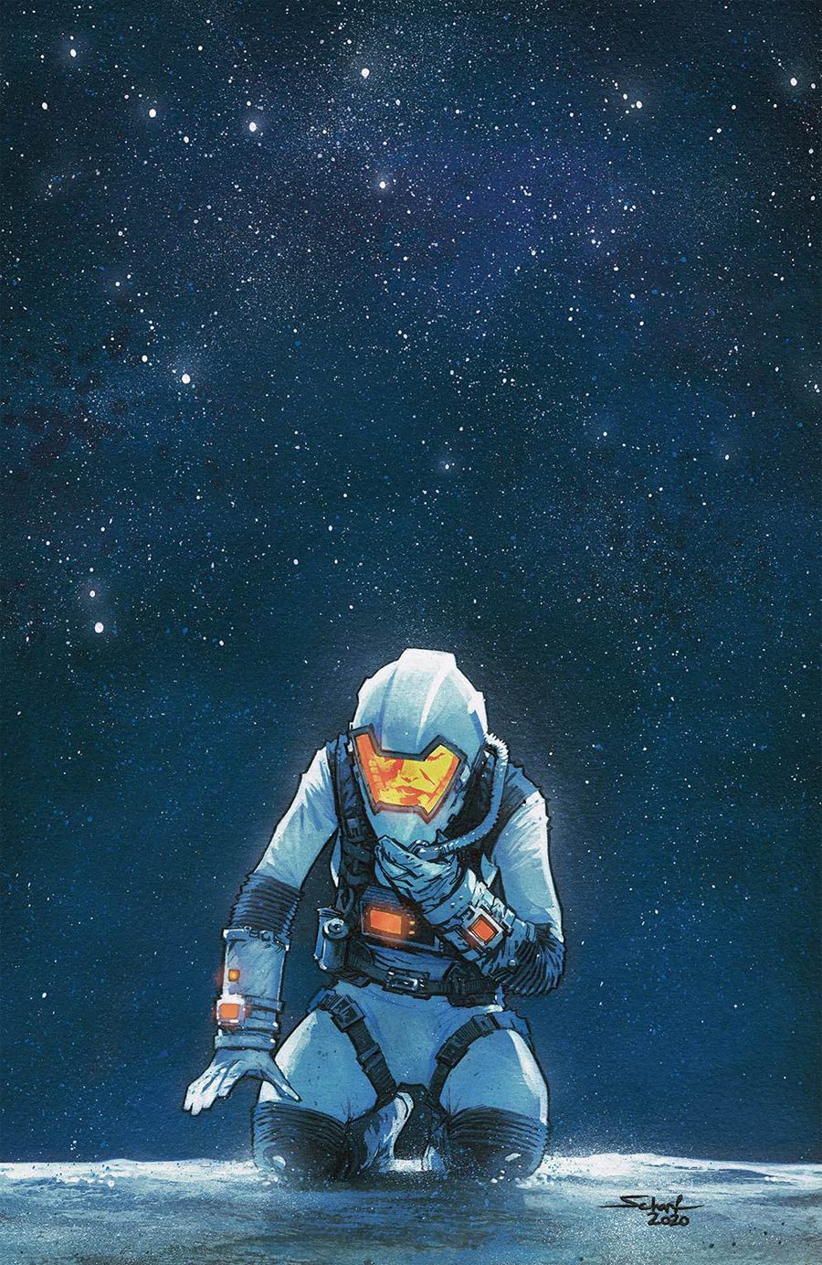 Expanse #2 Cover C Incentive Jonas Scharf Undressed Variant Cover