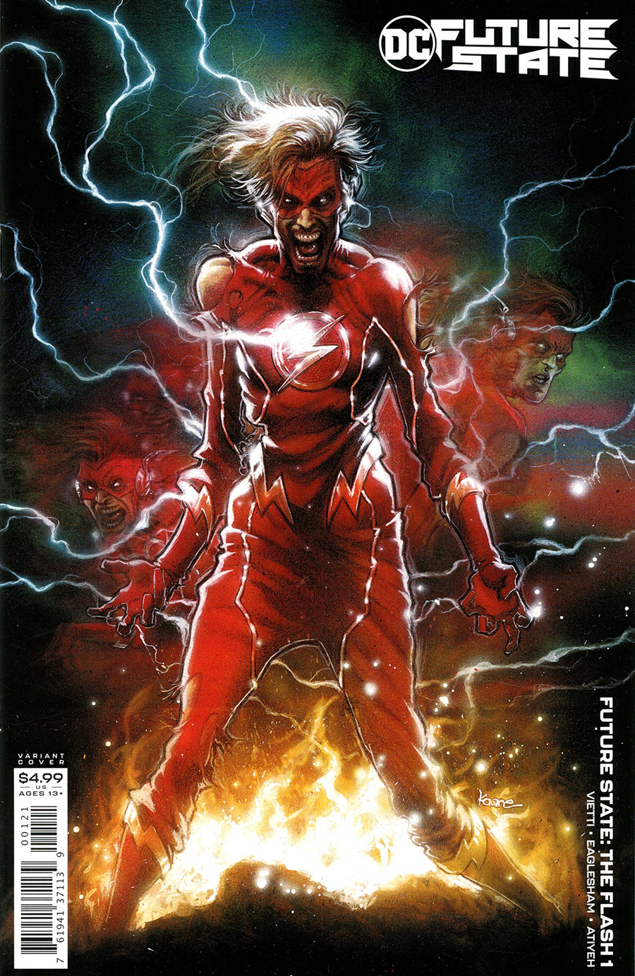 Future State The Flash #1 Cover B Variant Kaare Andrews Card Stock Cover