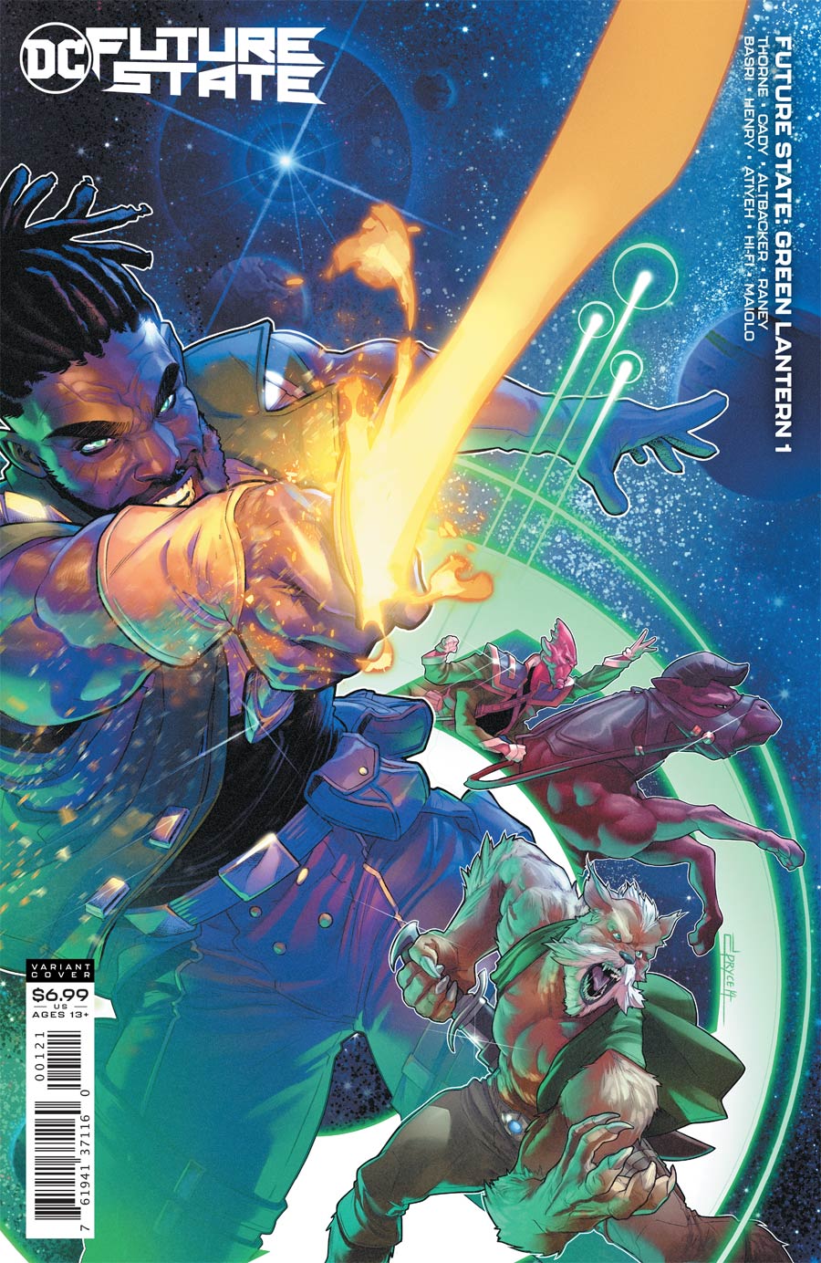 Future State Green Lantern #1 Cover B Variant Jamal Campbell Card Stock Cover