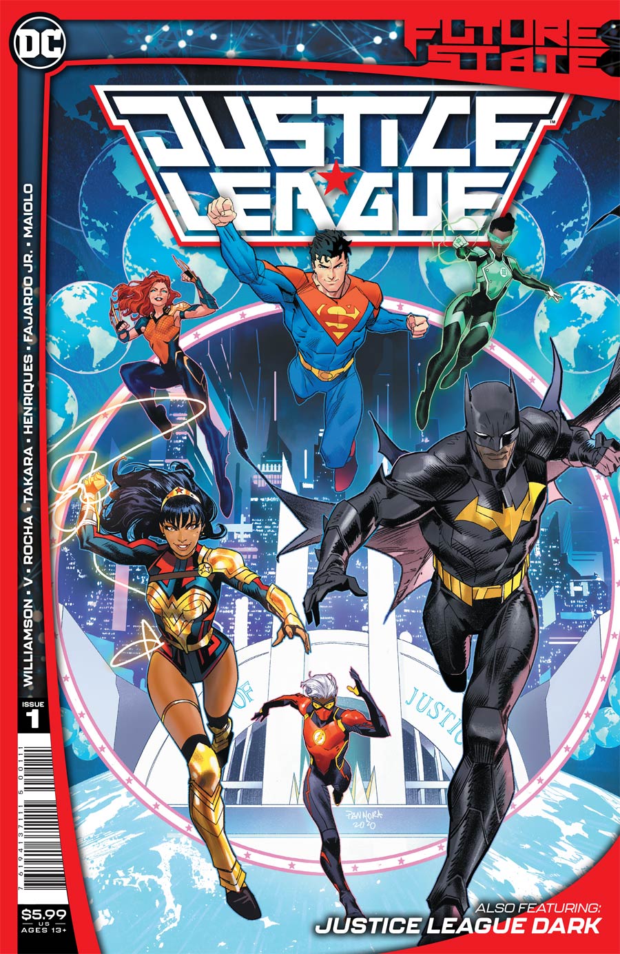 Future State Justice League #1 Cover A Regular Dan Mora Cover