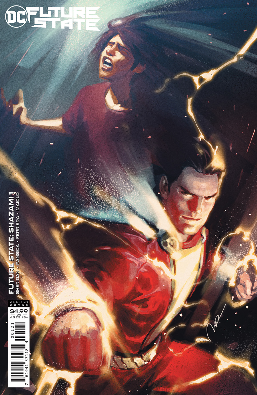 Future State SHAZAM #1 Cover B Variant Gerald Parel Card Stock Cover