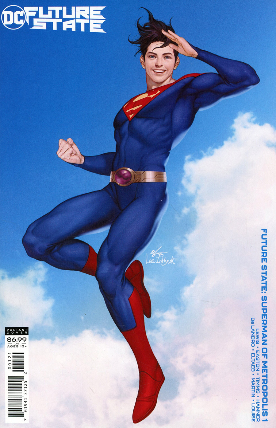 Future State Superman Of Metropolis #1 Cover B Variant Inhyuk Lee Card Stock Cover
