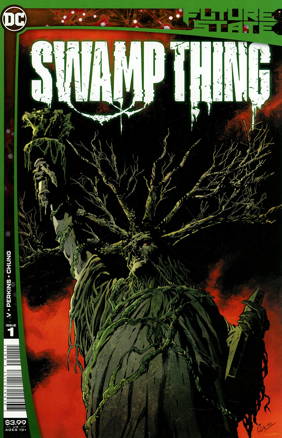 Future State Swamp Thing #1 Cover A Regular Mike Perkins Cover