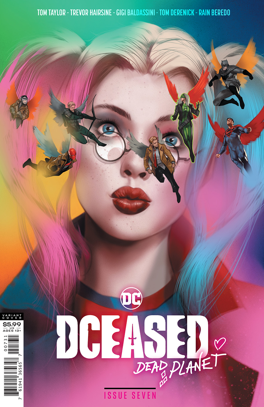 DCeased Dead Planet #7 Cover C Variant Ben Oliver Movie Homage Card Stock Cover