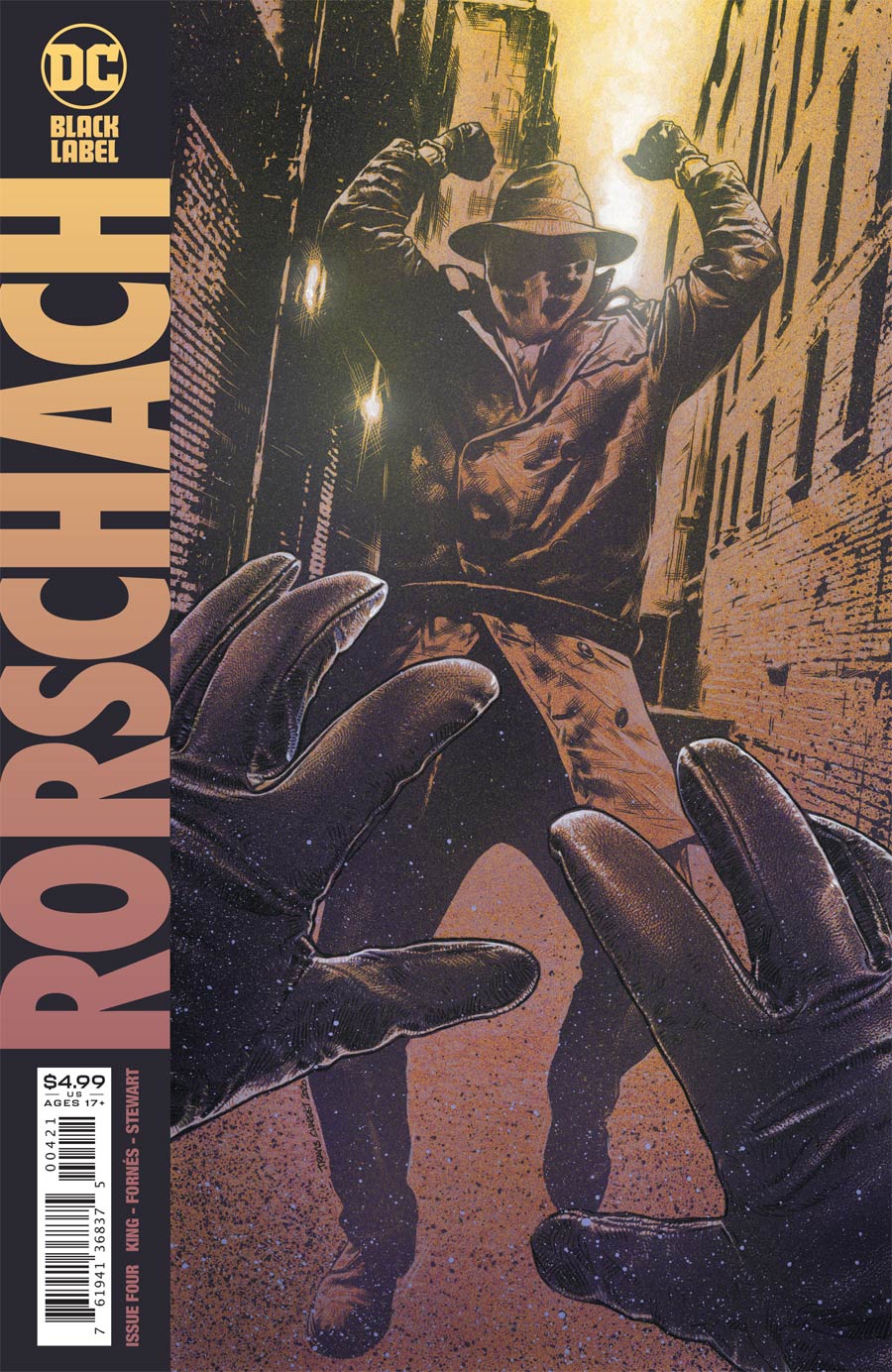 Rorschach #4 Cover B Variant Travis Charest Cover