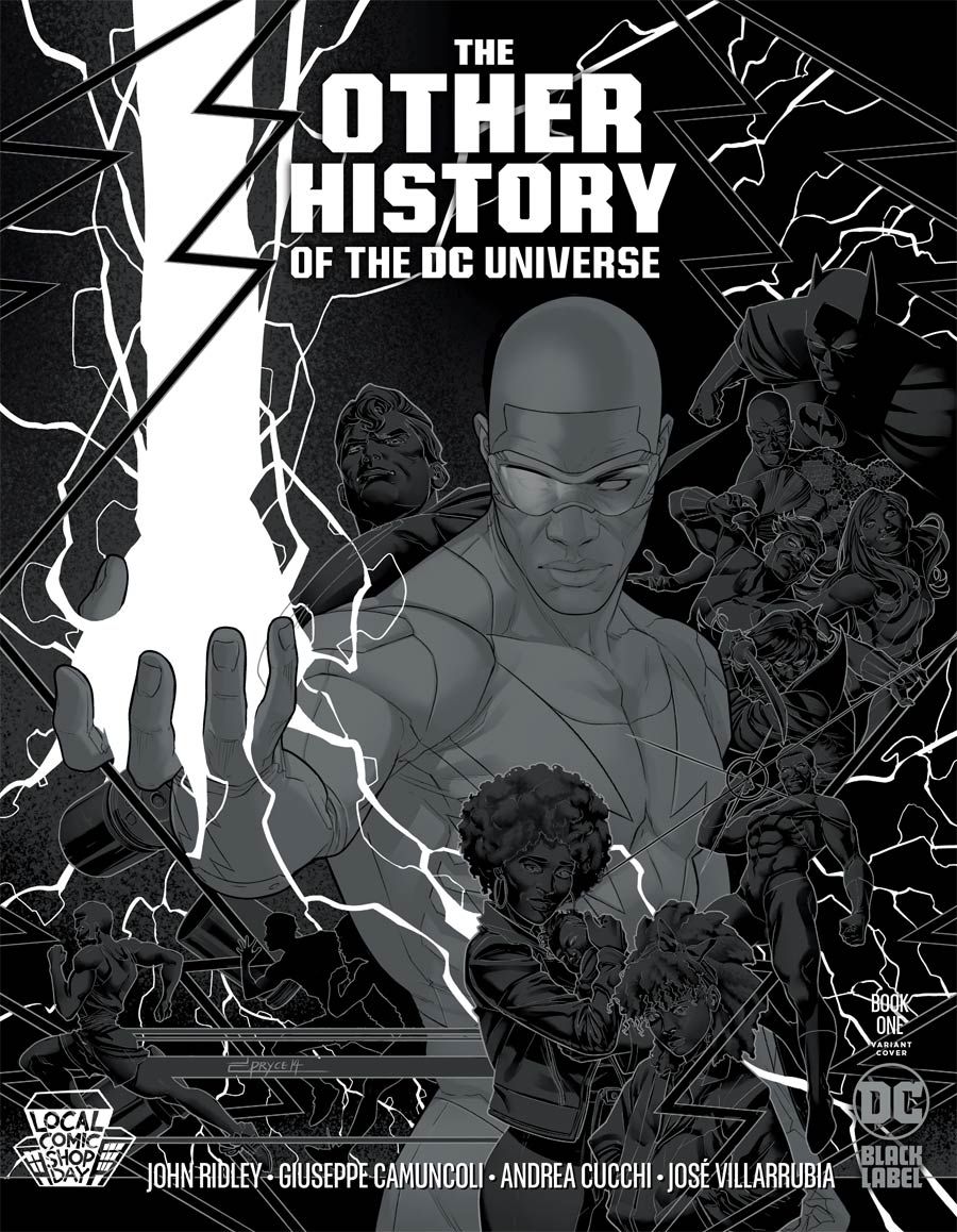 Other History Of The DC Universe #1 Cover D LCSD Jamal Campbell Silver Metallic Ink Cover