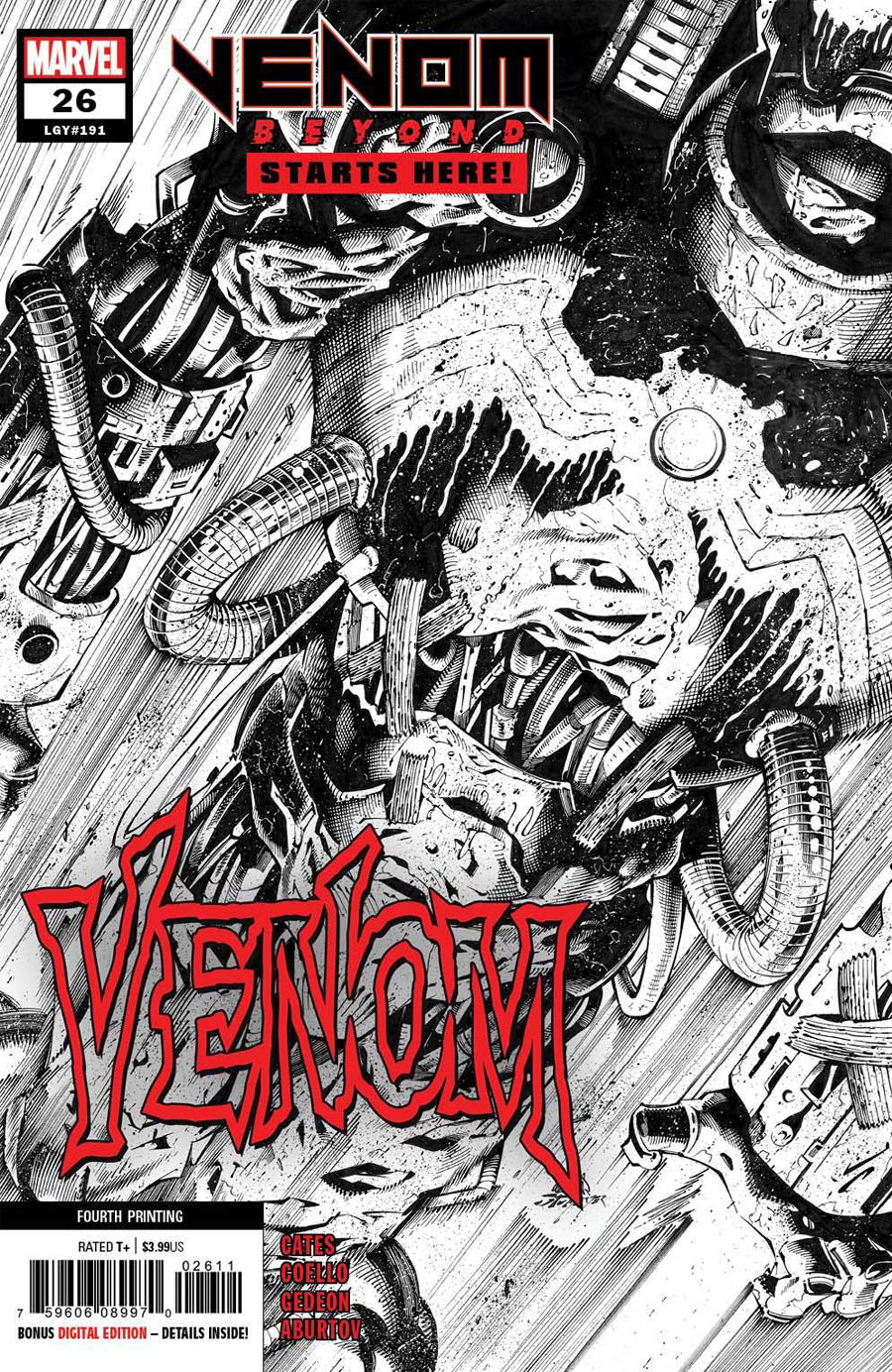 Venom Vol 4 #26 Cover H 4th Ptg Iban Coello Variant Cover