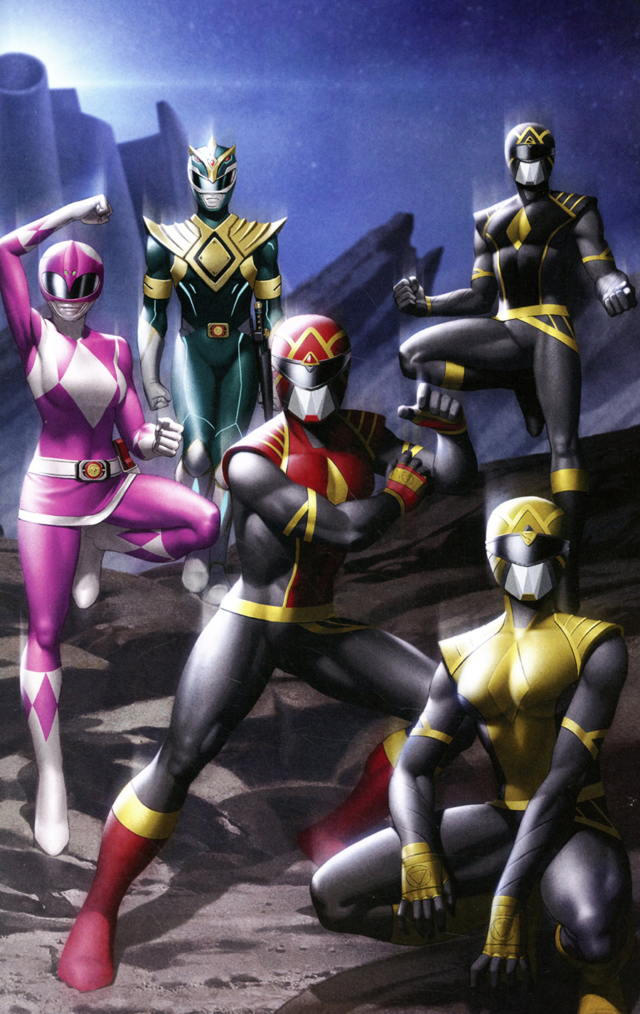 Mighty Morphin #1 Cover J Incentive Thank You Variant Cover