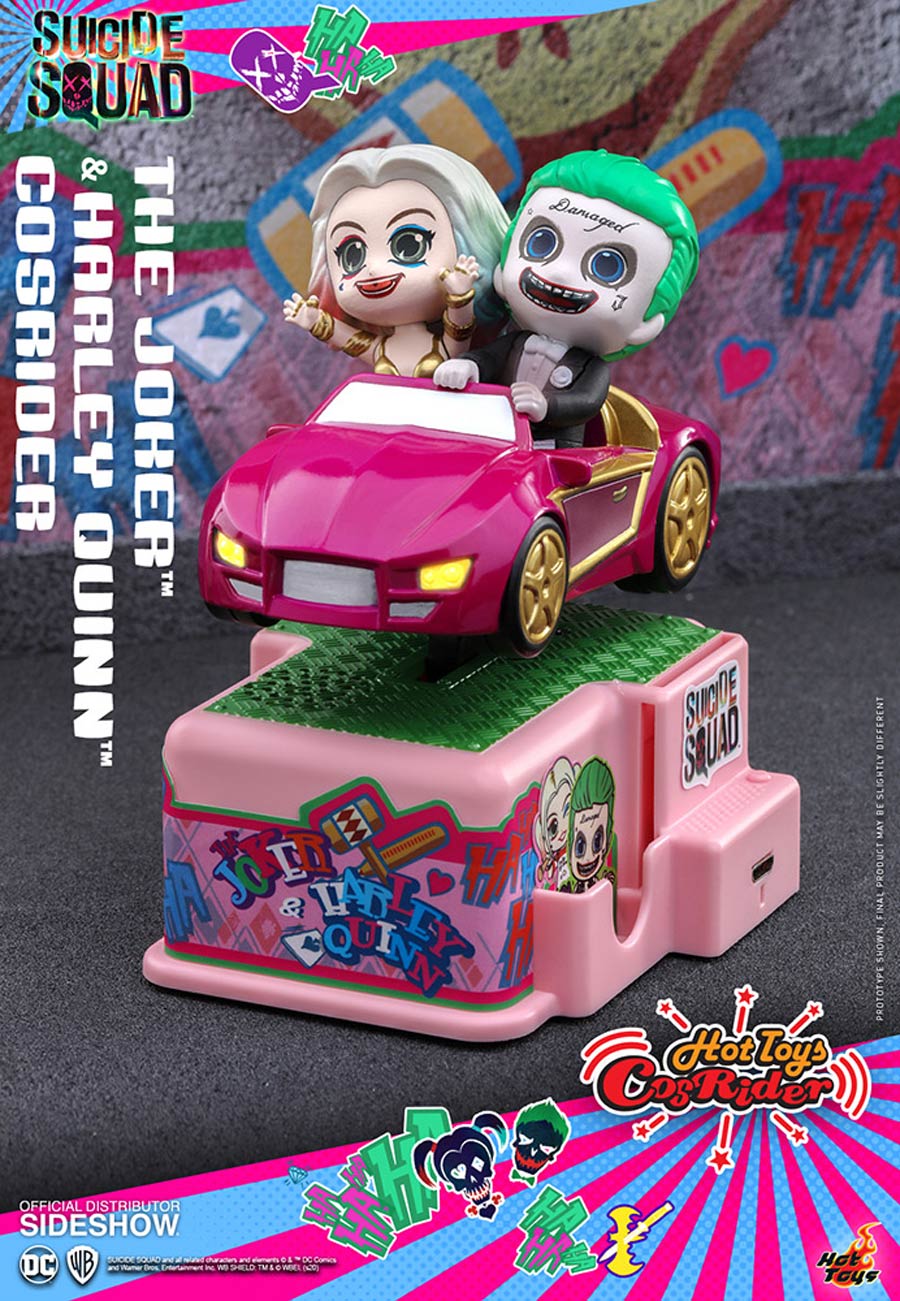 Suicide Squad Movie The Joker And Harley Quinn CosRider Collectible Figure
