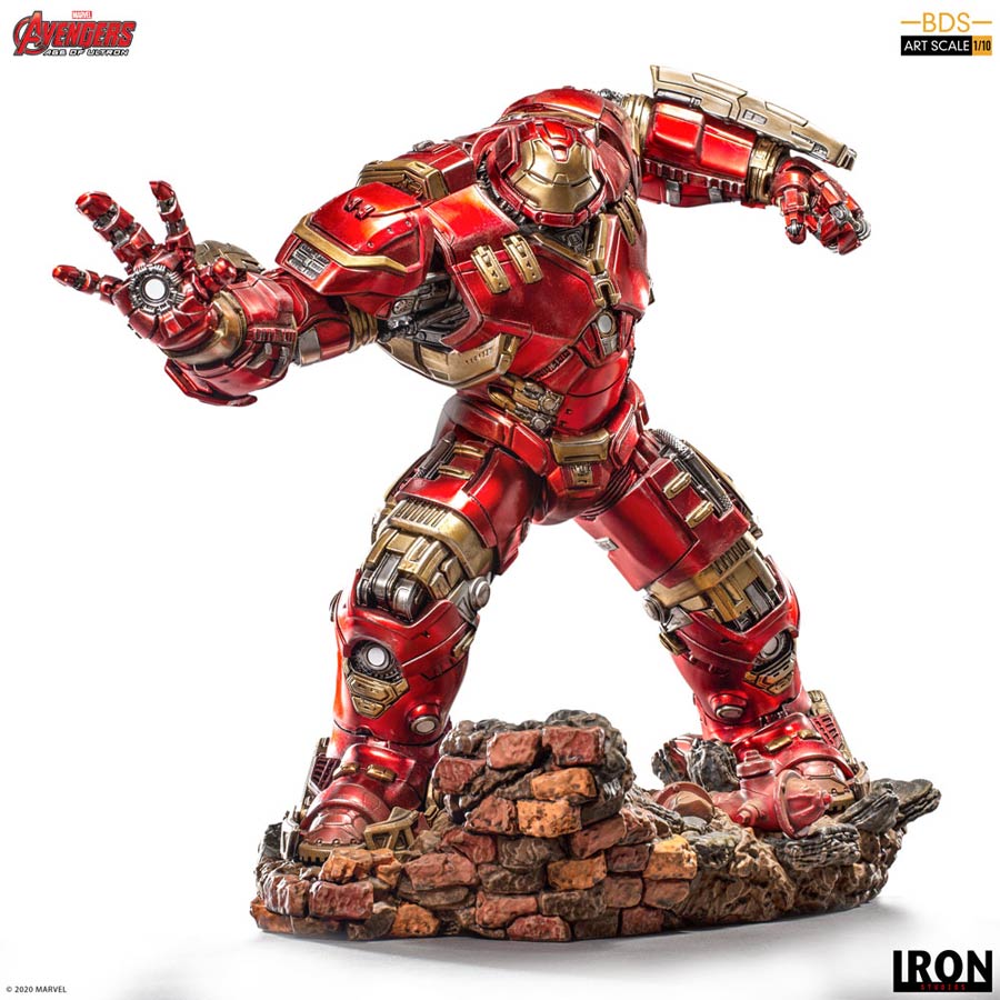Avengers Age Of Ultron Hulkbuster 1/10 Scale Battle Diorama Art Scale Statue