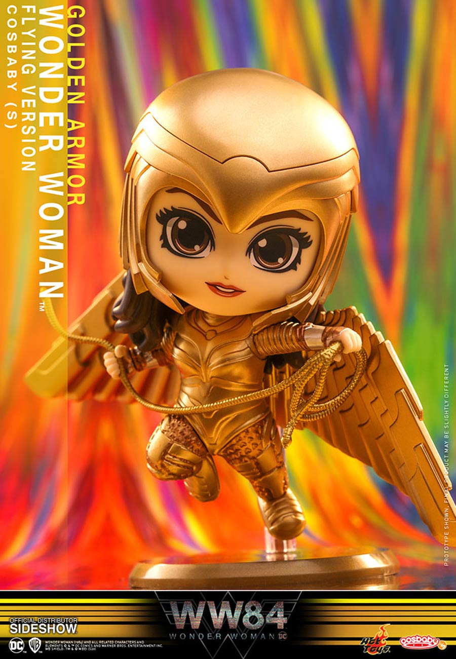 Wonder Woman 1984 Golden Armor Flying Wonder Woman Collectible Figure