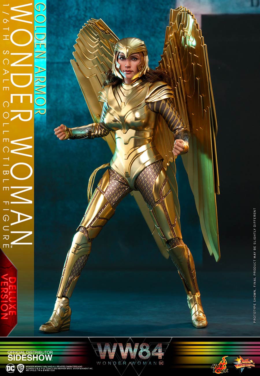 Wonder Woman 1984 Golden Armor Wonder Woman Deluxe Sixth Scale Figure