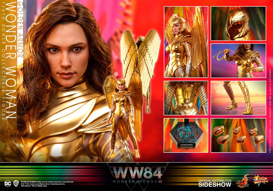 Wonder Woman 1984 Golden Armor Wonder Woman Sixth Scale Figure