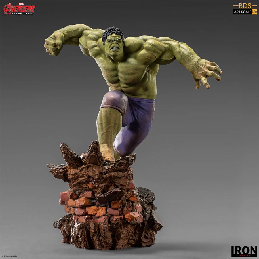 Avengers Age Of Ultron Hulk 1/10 Scale Battle Diorama Art Scale Statue