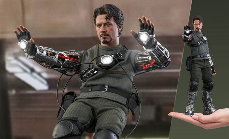 Iron Man Tony Stark Mech Test Version Deluxe Sixth Scale Figure