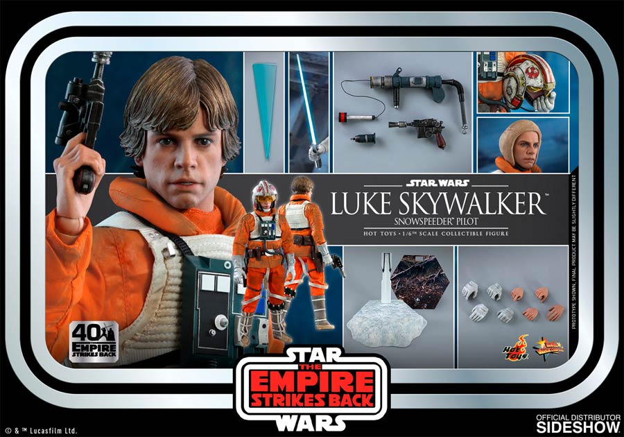 Star Wars The Empire Strikes Back Luke Skywalker Snowspeeder Pilot Sixth Scale Figure